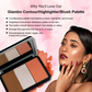 Daily Life Forever52 Glambo - Contour Highlighter Blush Palette - Golden Rose | Swadesiicart