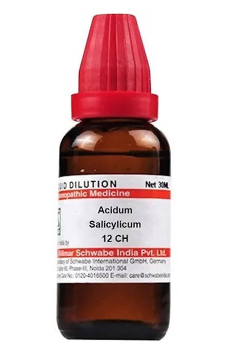 Dr. Willmar Schwabe India Acidum Salicylicum Dilution | Swadesiicart
