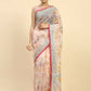 Vamsee Kimisha Multi Color Organza Saree - Swadesiicart
