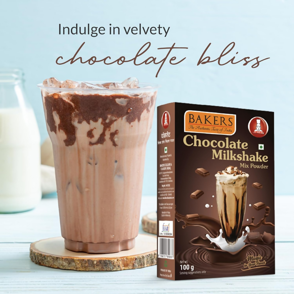 BAKERS Milk Shake Mix - Chocolate, Butterscotch, Vanilla & Strawberry