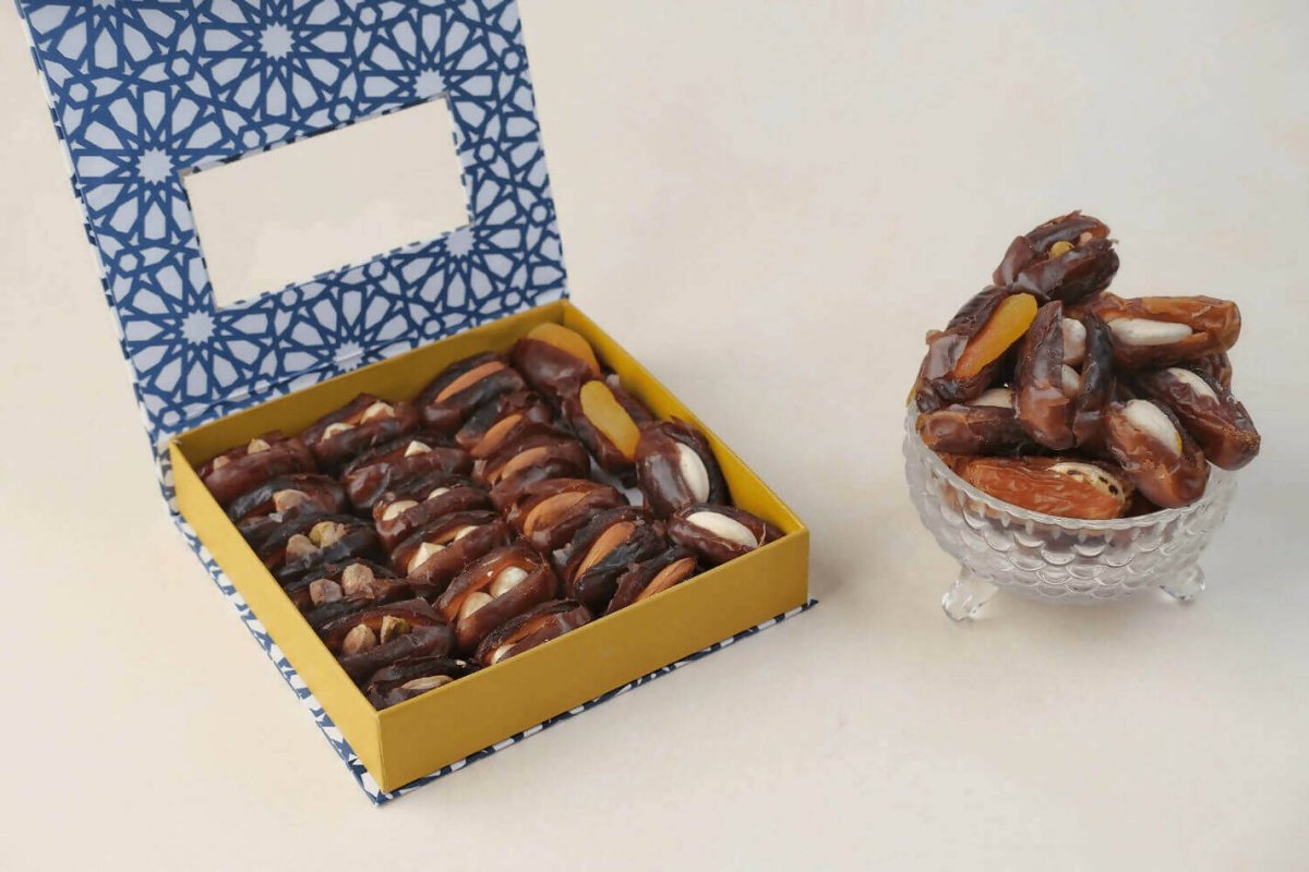 Ajfan Filled Dates Assorted Stuffed Dates Natural Khajoor | Swadesiicart