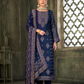 Blue Viscose Pasmina Mina Work Kurta & Bottom with Dupatta - Paridhi