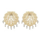 Joban Fashion Women Handcrafted Matte Gold Earrings | Swadesiicart
