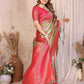 Aastha Fashion Pista Banarasi Tissue Silk Weaving Saree