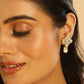 Nuyug 22K Gold Plated Kundan Paradise Stud Earrings | Swadesiicart