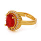 Ruby Raang Red Stone Ring | Swadesiicart