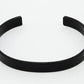 NVR Men Black Rhodium-Plated Stainless Steel Cuff Bracelet - Swadesiicart