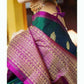 DEIANA'S Beautiful Designer Golden zari Soft Lichi Silk Saree - Green - Swadesiicart