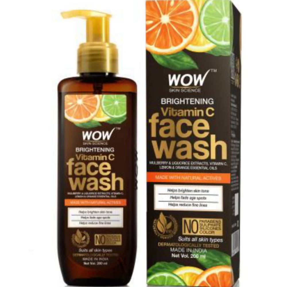 Wow Skin Science Brightening Vitamin C Face Wash - Swadesiicart
