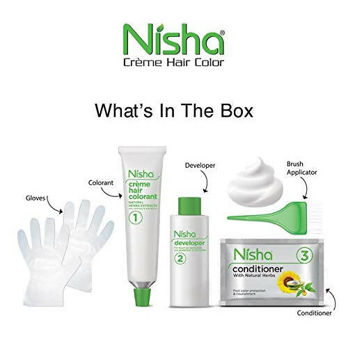 Nisha Creme Hair Color Cherry Red - Limited Time Offer - Swadesiicart