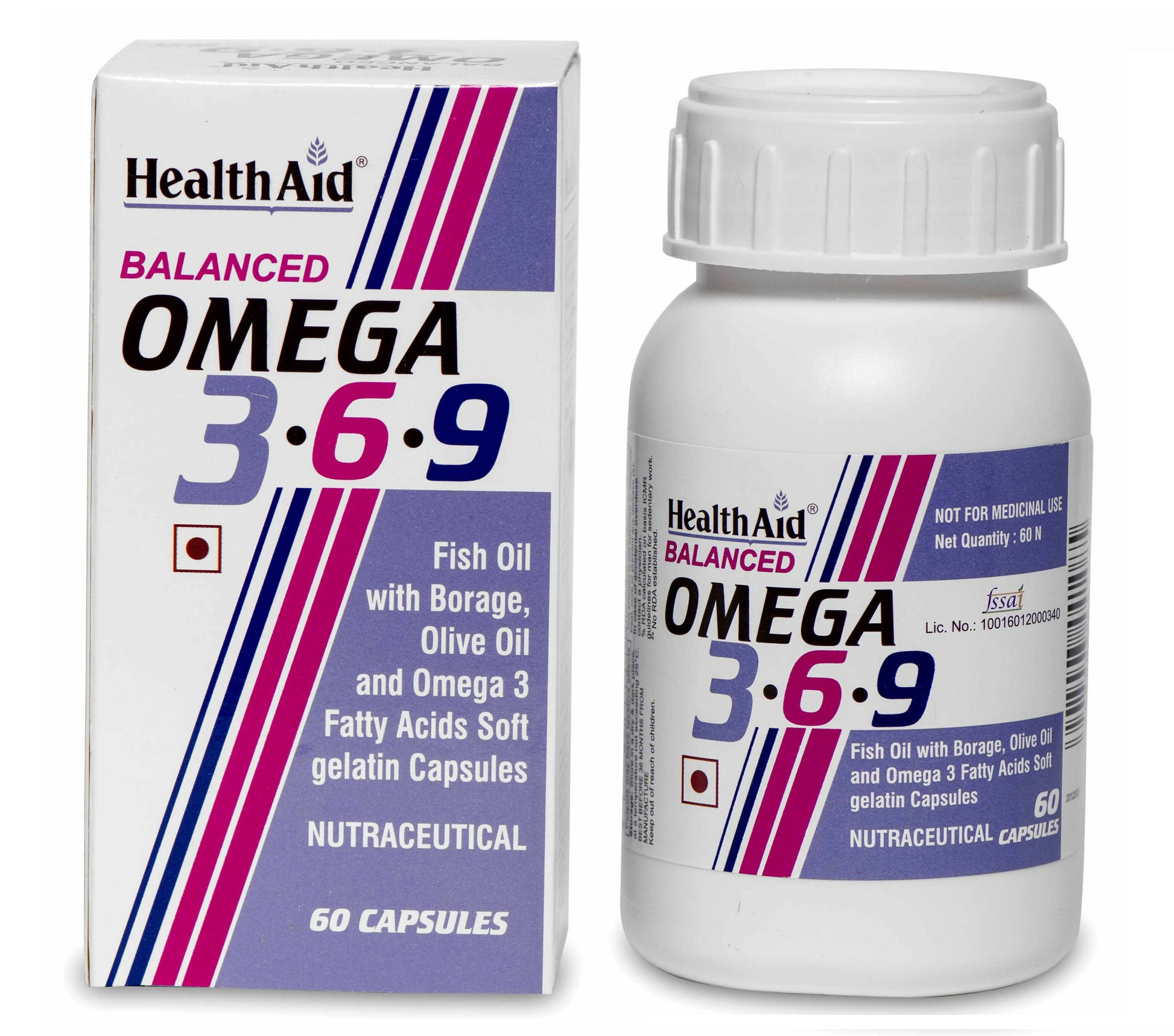 HealthAid Balanced Omega 3.6.9 Capsules - HealthAid