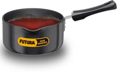 Hawkins Futura Hard Anodised Sauce Pan 18 cm Diameter 2 L (IAS20) - Swadesiicart