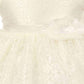 Asmaani Baby Girl's Off-White Colour Satin A-Line Maxi Full Length Dress (AS-DRESS-22160)