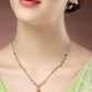 NVR Women's Multicolor Gold-Polished Minimal Chain - Swadesiicart