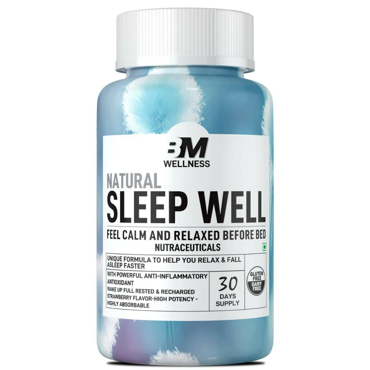 BM Wellness Natural Sleep Well Tablets (800mg) | Swadesiicart