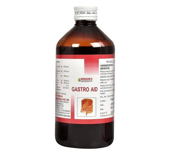 Bakson's Homeopathy Gastro Aid Syrup | Swadesiicart