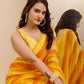 Yellow Georgette Designer Printed Ready To Wear Saree - Ibiza | Swadesiicart