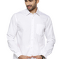 Ramraj Cotton Mens Full Sleeve Formal 100 % Cotton White Shirt | Swadesiicart