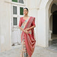 Vishnu Weaves Women's Firozi Banarasi Silk Saree with Blouse - Swadesiicart