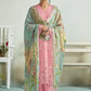 Pretty Pink Pure Muslin Resham Embroidered Salwar Suit - Emponline | Swadesiicart