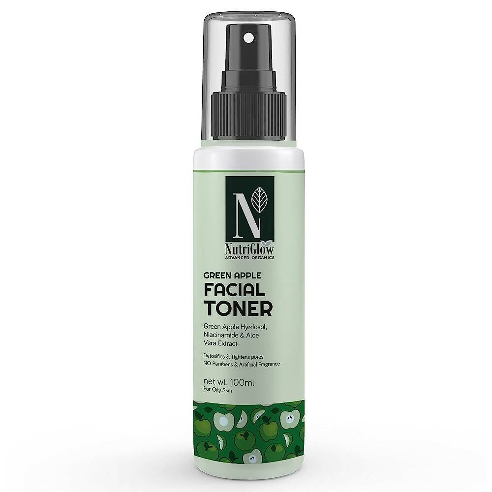 NutriGlow Advanced Organic Green Apple Facial Toner - Nutriglow Cosmetics
