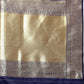 Lorenvalley Fashion Navyblue Soft Silk Woven Design Gold Zari Weaving Saree - Swadesiicart