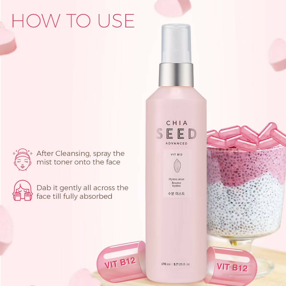 The Face Shop Chia Seed Hydro Mist - Korean Skincare | Swadesiicart