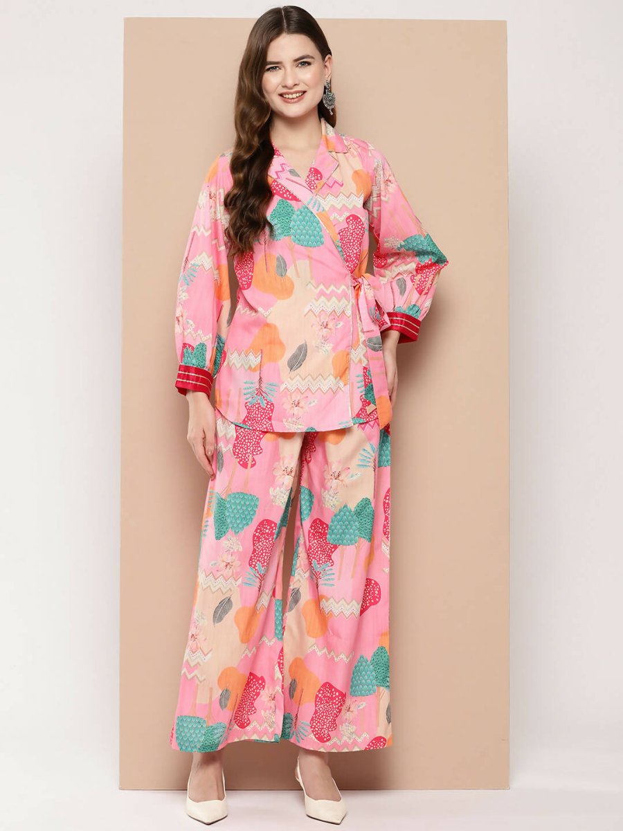 Ahalyaa Women's Traditional Wear Co-ods - Multi | Swadesiicart