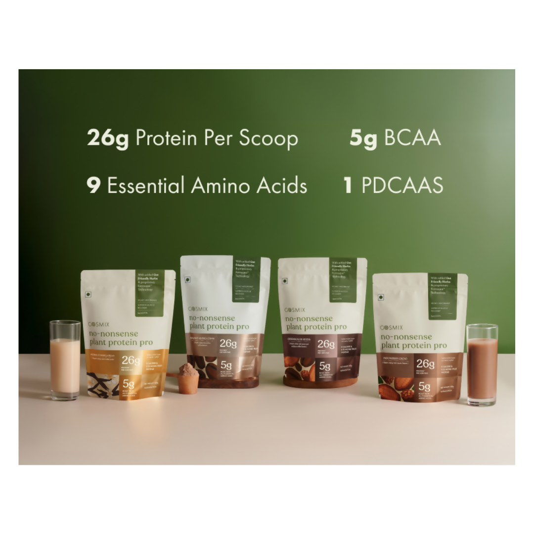 Cosmix no nonsense Plant Protein Pro Kerala Vanilla Bean | Swadesiicart