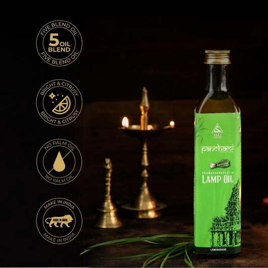 Panchami Sacred Fragrances - Lemongrass Lamp Oil | Swadesiicart