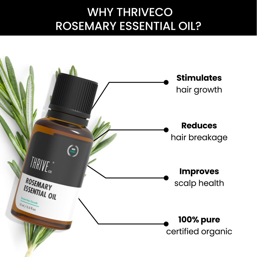 ThriveCo Rosemary Essential Oil - Swadesiicart
