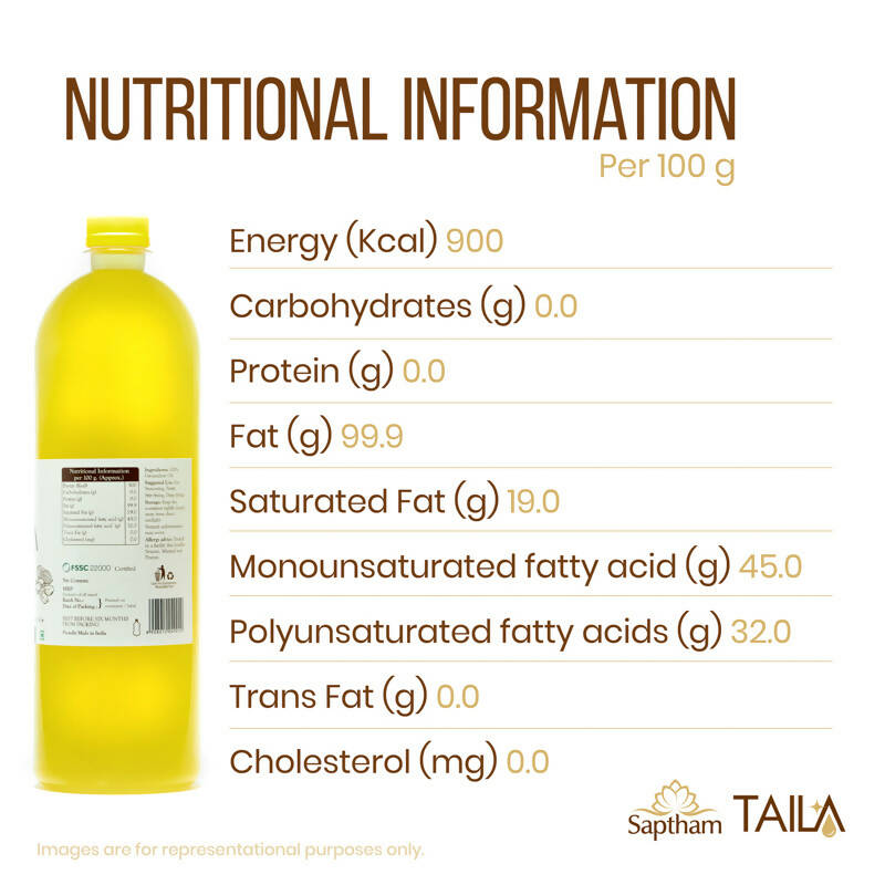 Saptham Taila Groundnut Oil - Swadesiicart