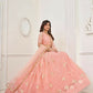 Aastha Fashion Peach Butterfly Net Tone To Tone Thread Work And Sequence Work Embroidery Wedding Wear Lehenga Choli