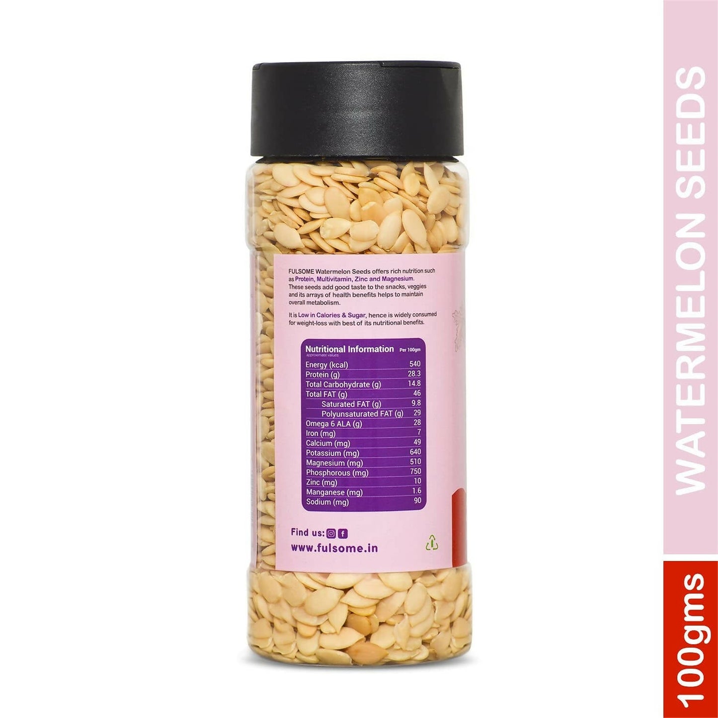 Fulsome Raw Watermelon Seeds - Swadesiicart