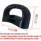 Cooker Handle Set (3 Pc) with SS Screws Suitable for 5 Litre Cookers(Bend type 5 litre) - Swadesiicart