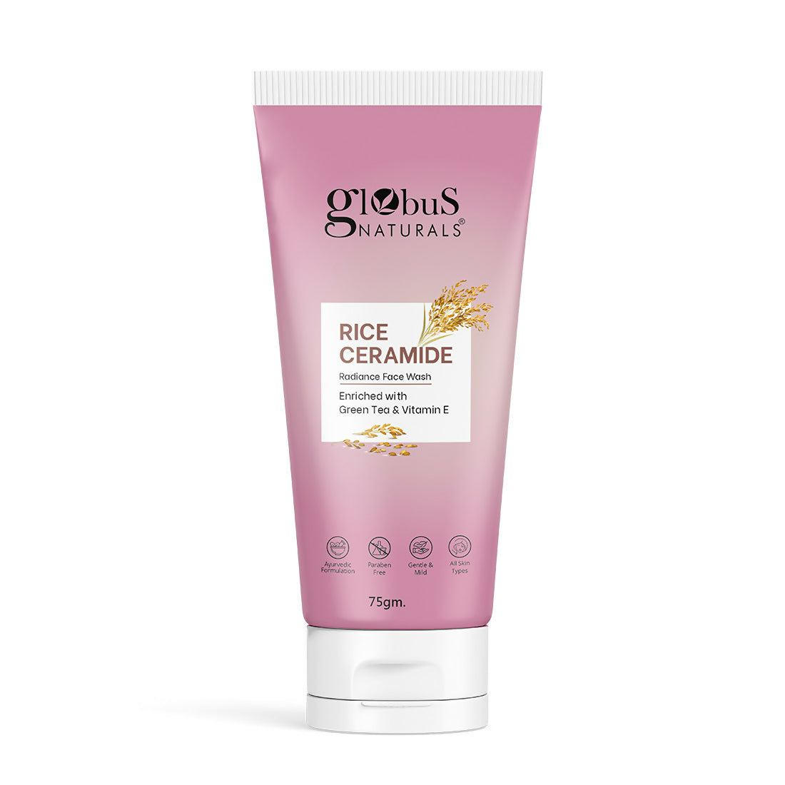 Globus Naturals Rice Ceramide Face Wash | Swadesiicart