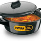 Hawkins Futura Hard Anodized Bowl 3 L with Lid (IACB30) - Swadesiicart