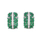 Jade Oversized Half Loops- Ruby Raang | Swadesiicart