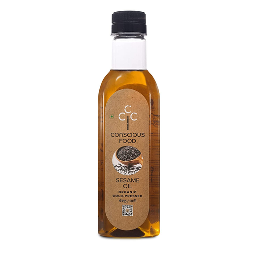Conscious Food Organic Cold Pressed Sesame Oil - Swadesiicart