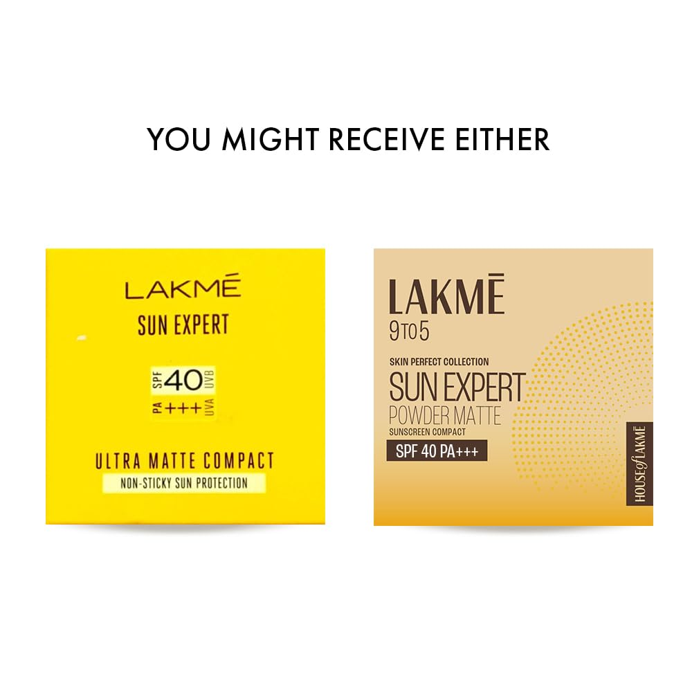 Lakme Sun Expert Ultra Matte Spf 40 PA+++ Compact - Swadesiicart