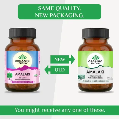 Organic India Amalaki Capsules - Swadesiicart