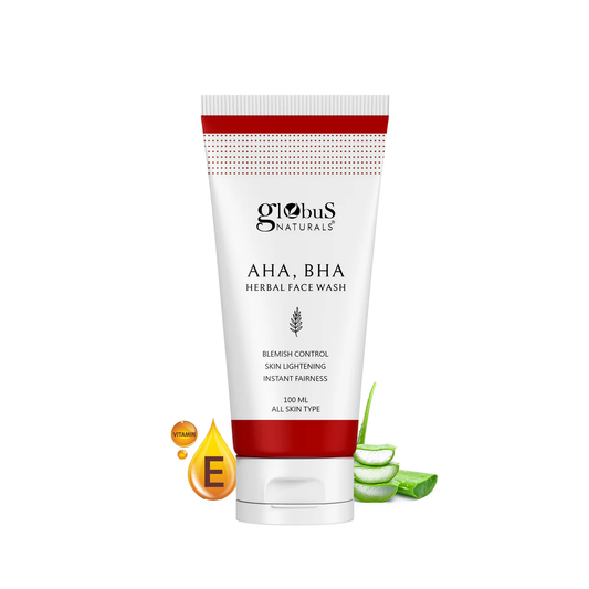 Globus Naturals AHA, BHA Herbal Face Wash - Limited Time Offer