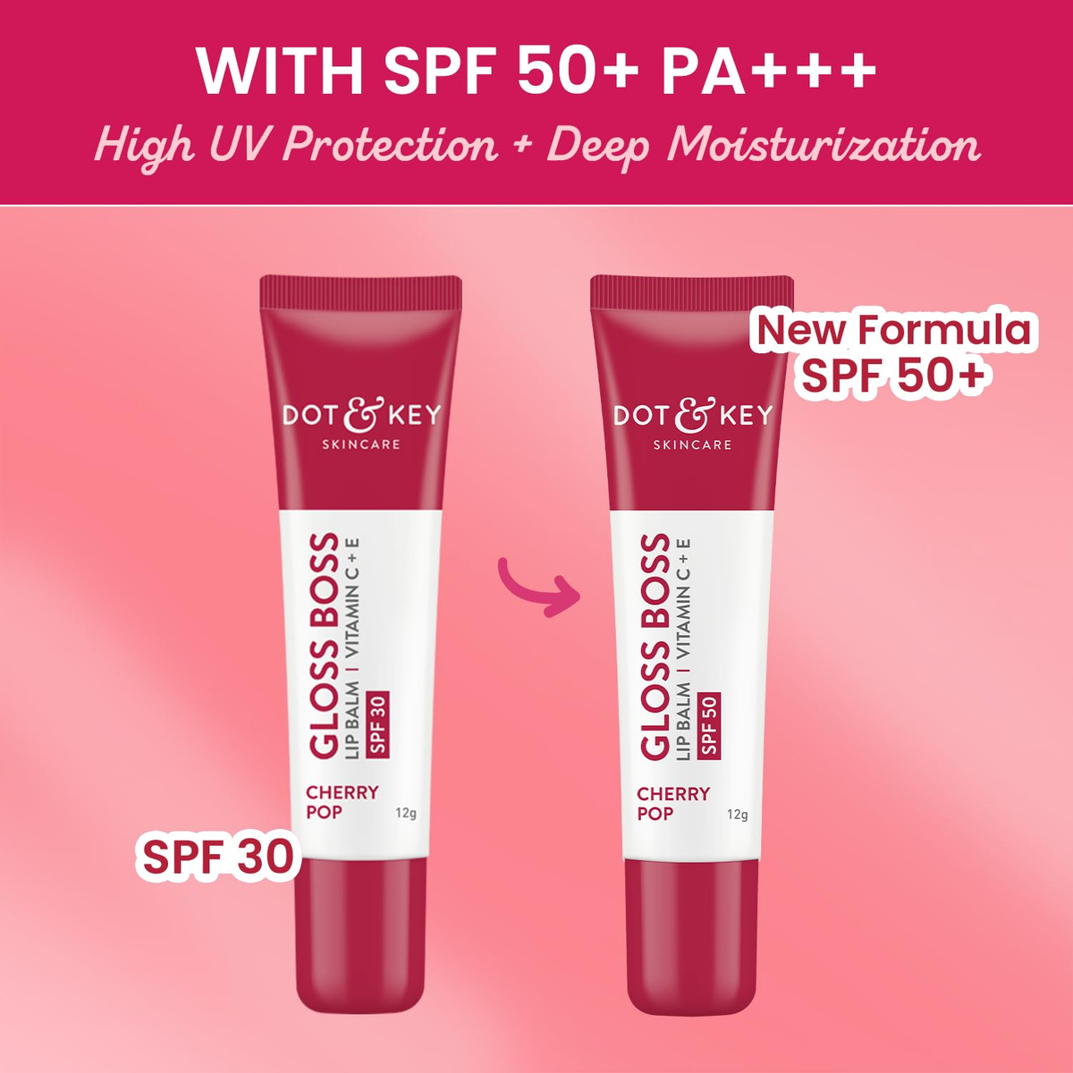 Dot & Key Gloss Boss Cherry Lip Balm