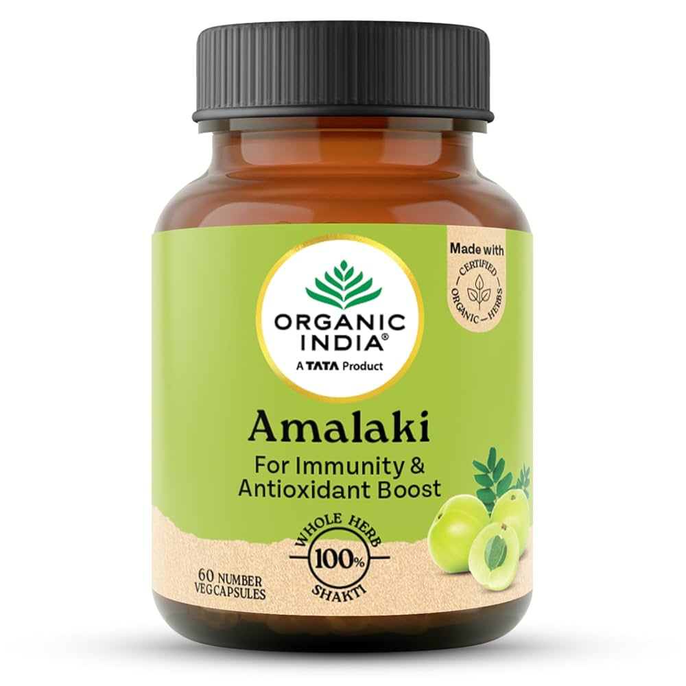 Organic India Amalaki Capsules - Swadesiicart