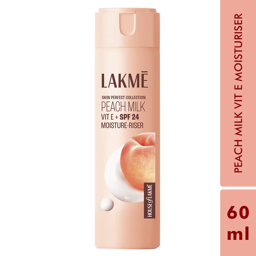 Lakme Peach Milk Moisturiser SPF 24 PA++ Sunscreen Lotion | Swadesiicart