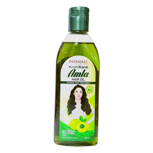 Patanjali Kesh Kanti Amla Hair Oil | Amla-Enriched Ayurvedic Oil for Strong Shiny Hair - Swadesiicart
