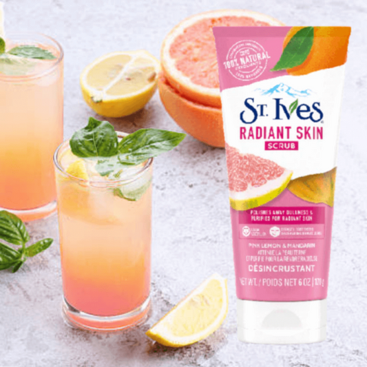 St. Ives Radiant Skin Pink Lemon and Mandarin Orange Scrub - Swadesiicart