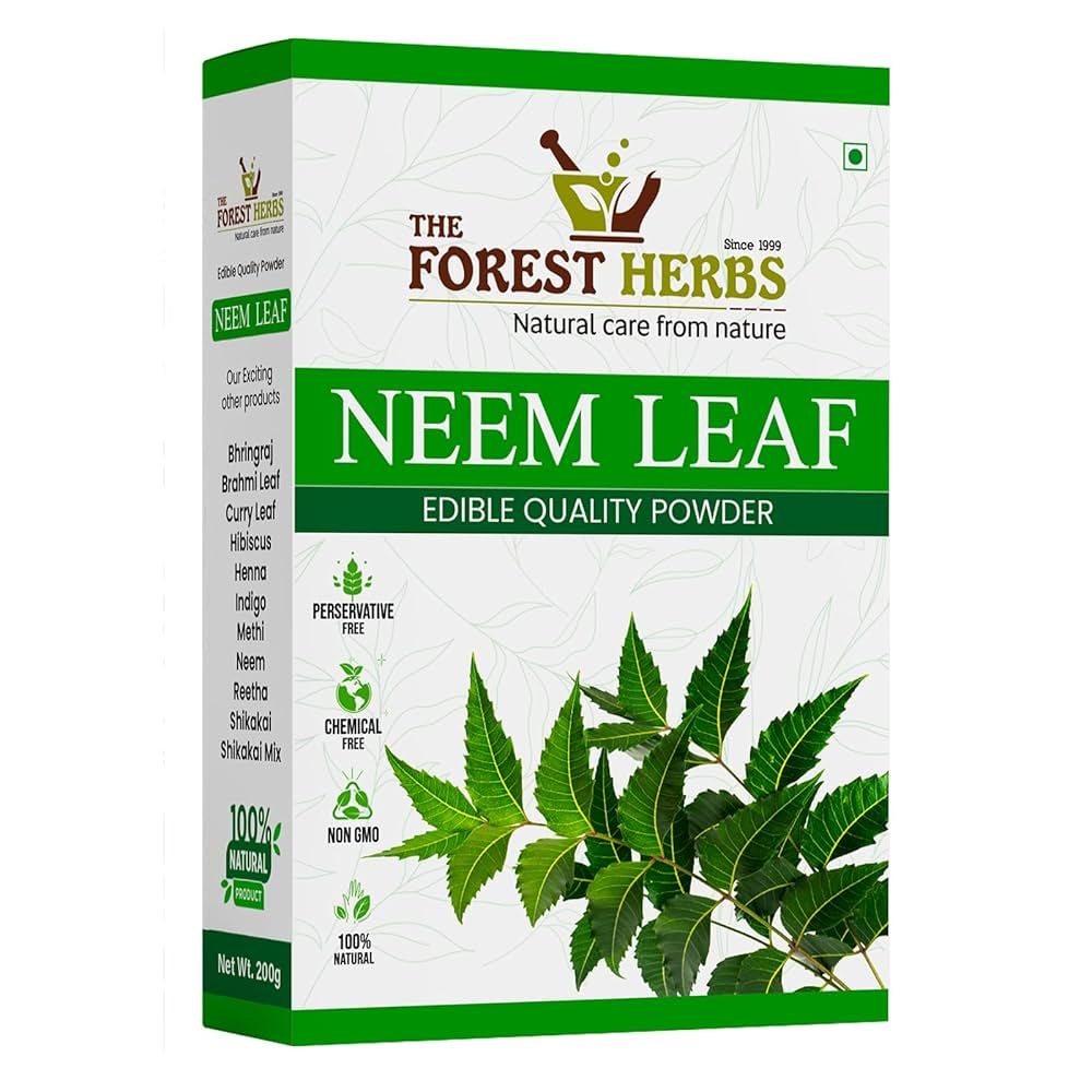 Forest Herbs Neem Hair & Face Care Powder - Swadesiicart