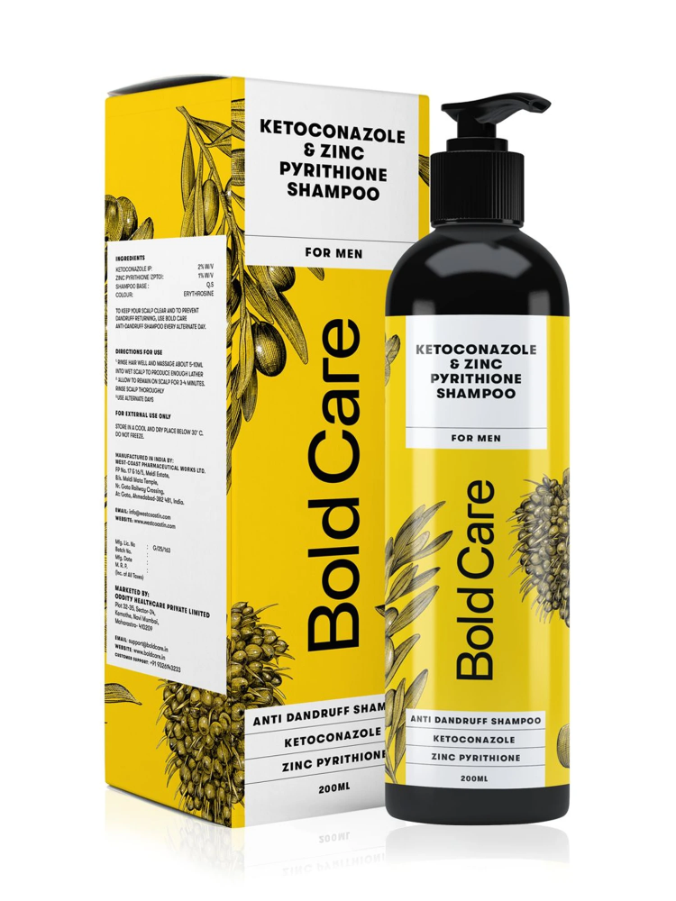 Bold Care DHT Blocker Shampoo & Hair Growth 5% Solution Serum Combo | Swadesiicart