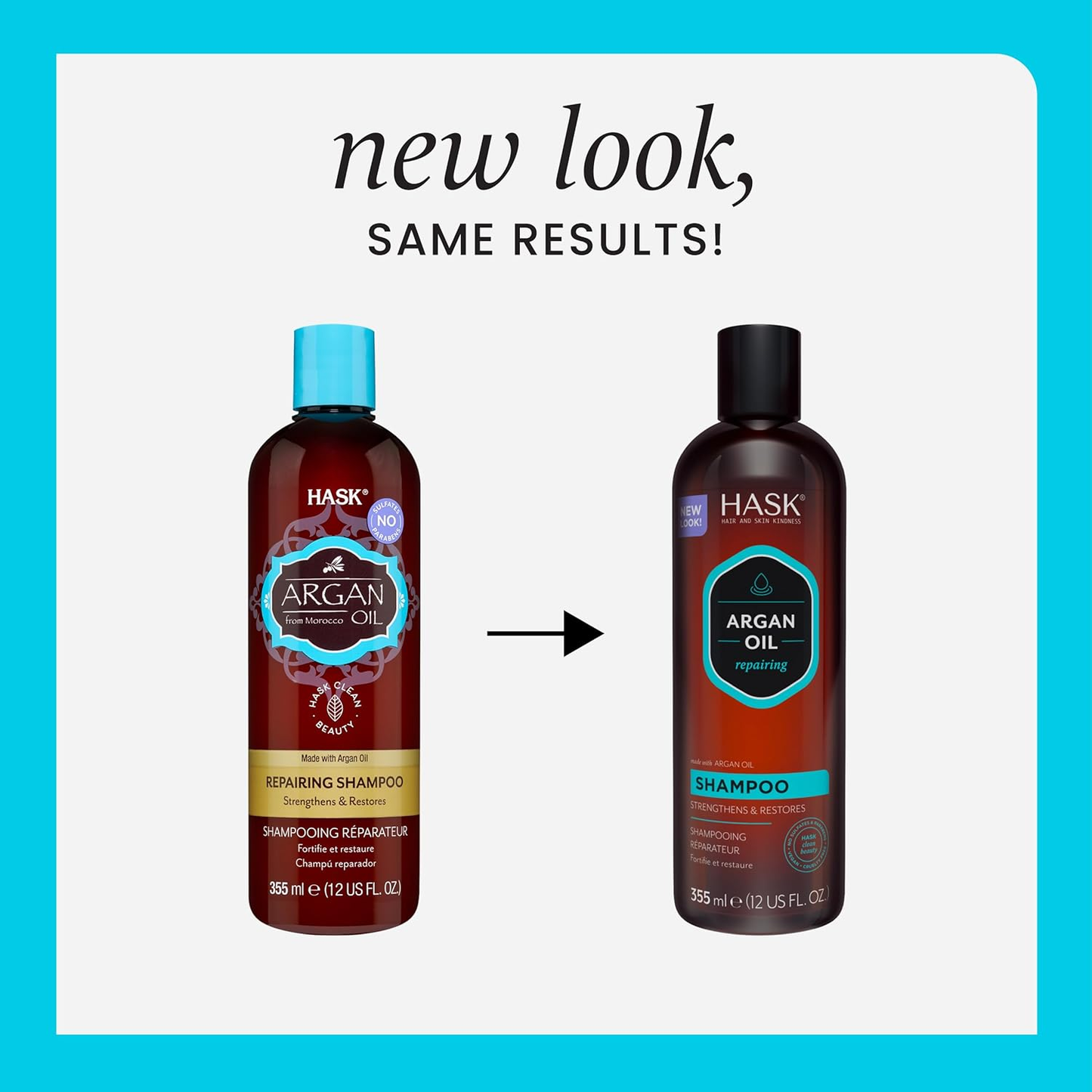 HASK Repairing Argan Oil Shampoo & Conditioner | Swadesiicart